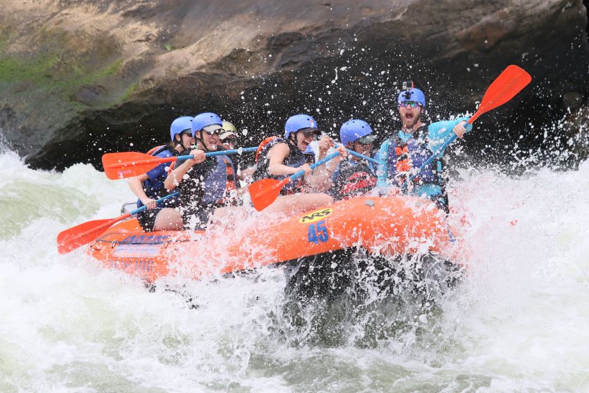 team white water rafting