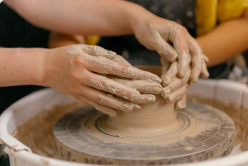 pottery workshop idea for corporate retreat