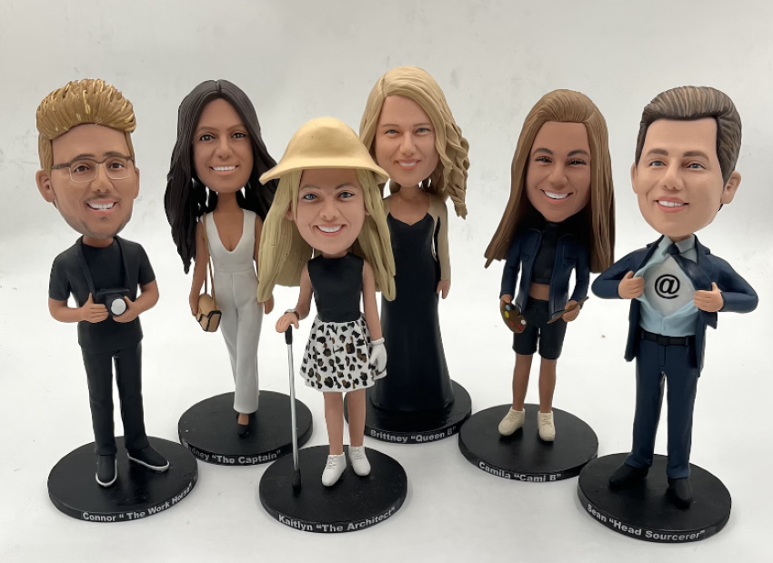 customized bobble heads corporate retreat gift