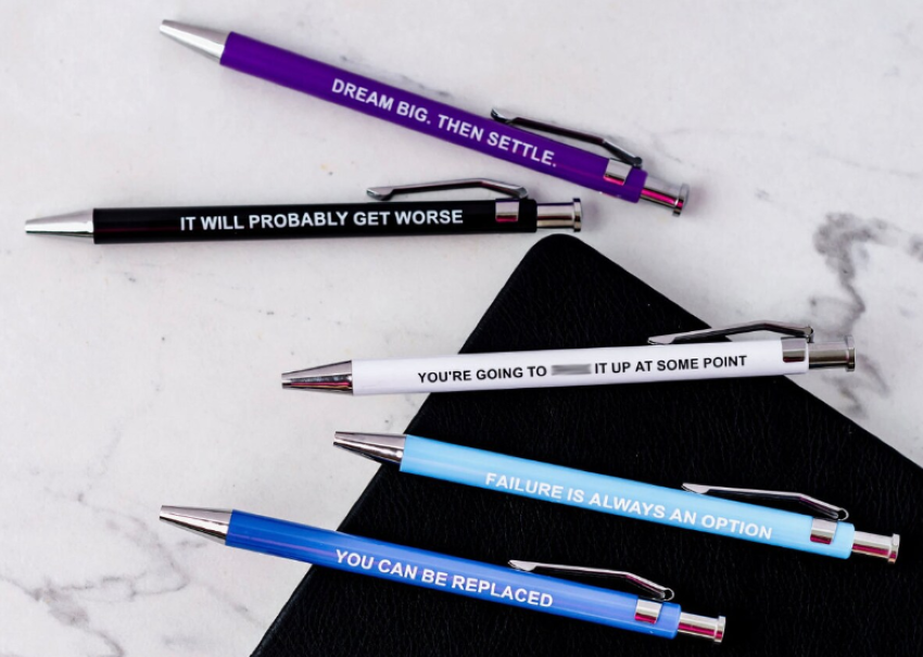 funny demotivational pens