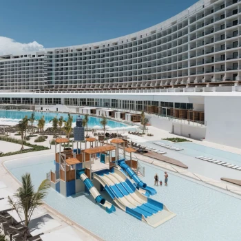 waterslides at ava resort cancun