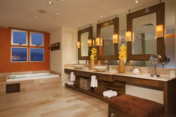 bathroom of preferred club suite at Dreams Vallarta Bay