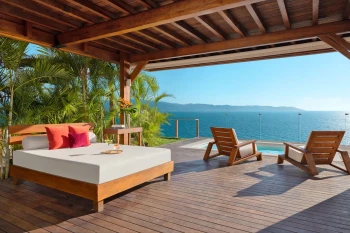 ocean front oasis cabana at Dreams Vallarta Bay