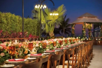 terrace for hosting events at Dreams Vallarta Bay
