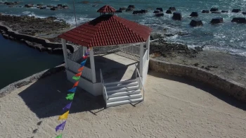 beach gazebo at El Dorado Royale