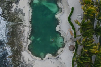 cenote at El Dorado Royale