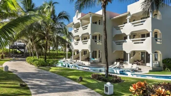 exterior of the accommodations at El Dorado Royale