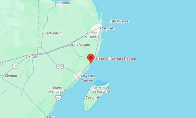 map showing location of El Dorado Royale in Mexico