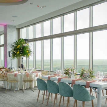 sky room event space at garza blanca cancun