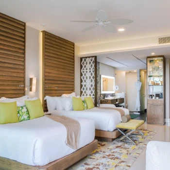 suite with two beds at Garza Blanca Cancun