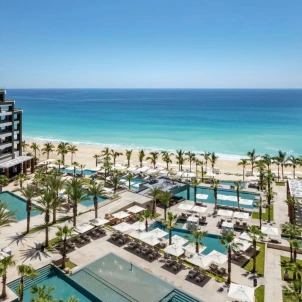 aerial view of Garza Blanca Resort & Spa Los Cabos