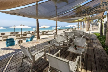 beachside restaurant at Garza Blanca Resort & Spa Los Cabos