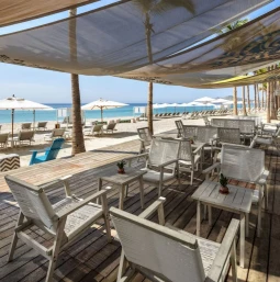 beachside restaurant at Garza Blanca Resort & Spa Los Cabos
