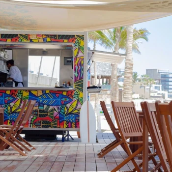 beachside snack shack at Garza Blanca Resort & Spa Los Cabos