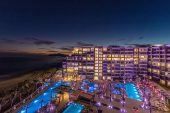 Garza Blanca Resort & Spa Los Cabos at night