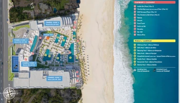 resort map of Garza Blanca Resort & Spa Los Cabos