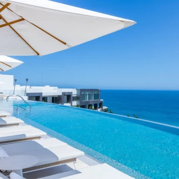 rooftop pool at Garza Blanca Resort & Spa Los Cabos