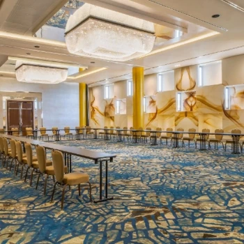 salon real venue and event space set up for a meeting at Garza Blanca Resort & Spa Los Cabos