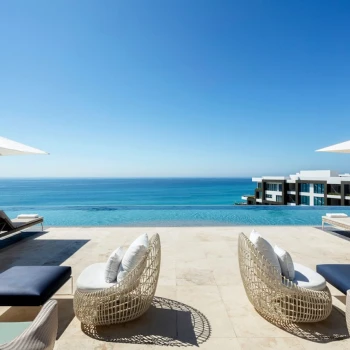 rooftop event space at Garza Blanca Resort & Spa Los Cabos