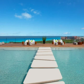 cobalt infinity deck venue at Hyatt Vivid Grand Island