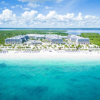 aerial view of Majestic Elegance Costa Mujeres