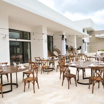 piano bar terrace venue at majestic elegance costa mujeres