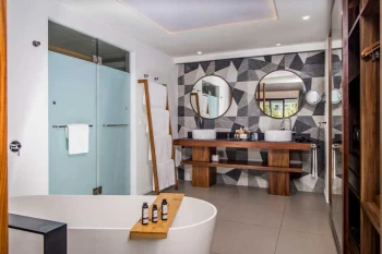 washroom of suite at Majestic Elegance Costa Mujeres