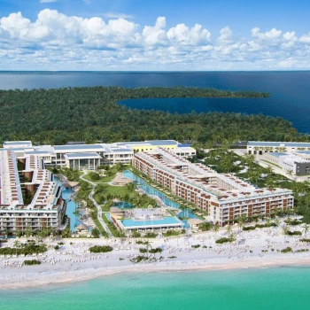 aerial view of Majestic Mirage Costa Mujeres