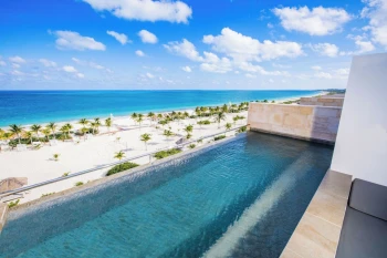 rooftop pool at Majestic Mirage Costa Mujeres
