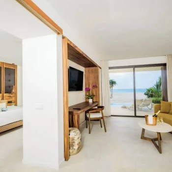 swim up suite at Majestic Mirage Costa Mujeres