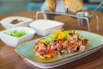 ceviche served at Marriott Puerto Vallarta