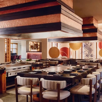 mikado teppanyaki at Marriott Puerto Vallarta