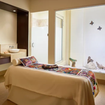 treatment cabin at the spa at Marriott Puerto Vallarta