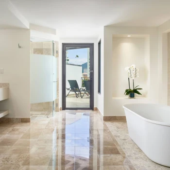 washroom of suite at Marriott Puerto Vallarta