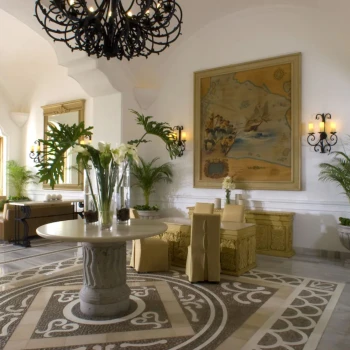 lobby at pueblo bonito los cabos