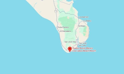 map showing location of Pueblo Bonito Los Cabos in Mexico