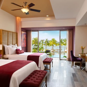 junior suite ocean view doubles at Secrets Vallarta Bay