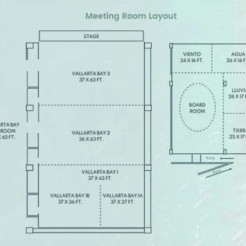 meeting room layout at Secrets Vallarta Bay