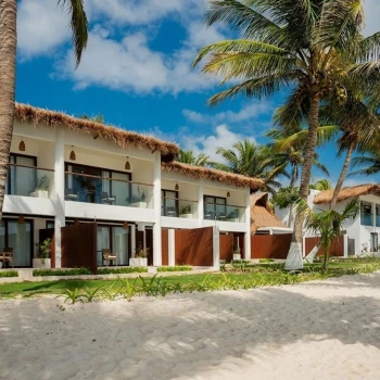 exterior of the accommodations at The Beachfront by The Fives