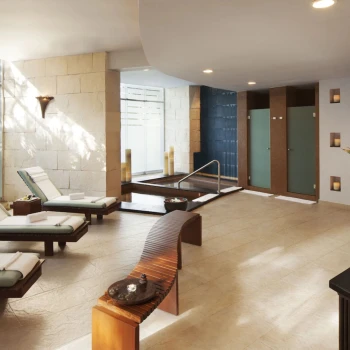 a peaceful corner of the spa at The Fives Beach Hotel and Residences