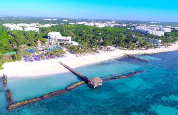 aerial view of The Fives Beach Hotel and Residences