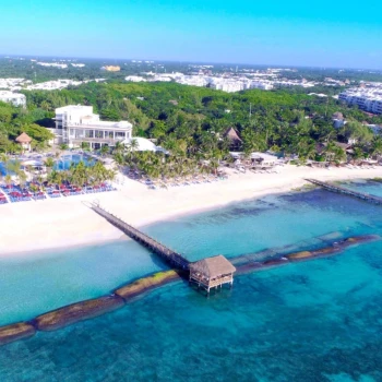 aerial view of The Fives Beach Hotel and Residences