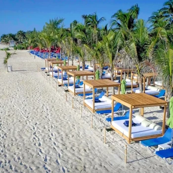 beach at The Fives Beach Hotel and Residences