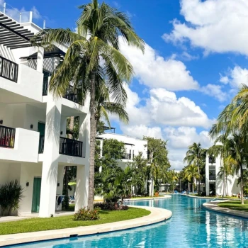 exterior of The Fives Beach Hotel and Residences