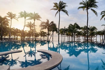 oceanfront pool at The Fives Beach Hotel and Residences