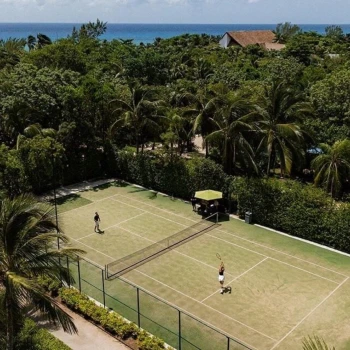 tennis court at The Fives Beach Hotel and Residences