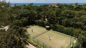 tennis court at The Fives Beach Hotel and Residences