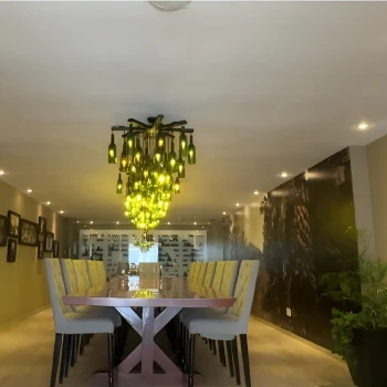 the wine room wine cellar at The Fives Beach Hotel and Residences