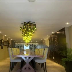 the wine room wine cellar at The Fives Beach Hotel and Residences