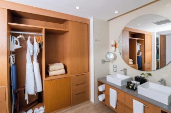 washroom of suite at The Fives Beach Hotel and Residences